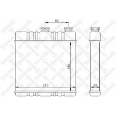 10-35071-SX STELLOX Теплообменник, отопление салона