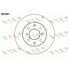 BS3481 FTE Тормозной диск