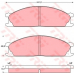 GDB1017 TRW Комплект тормозных колодок, дисковый тормоз