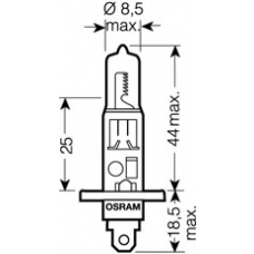 64150CBI-HCB OSRAM Лампа накаливания, фара дальнего света; Лампа нака