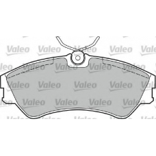 598025 VALEO Комплект тормозных колодок, дисковый тормоз
