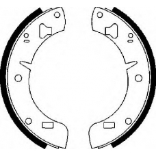 BS566 QUINTON HAZELL Комплект тормозных колодок