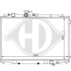 8120107 DIEDERICHS Радиатор, охлаждение двигателя