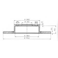 BDC4502 QUINTON HAZELL Тормозной диск