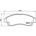 MDB3264 MINTEX Комплект тормозных колодок, дисковый тормоз