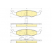 6140065 GIRLING Комплект тормозных колодок, дисковый тормоз