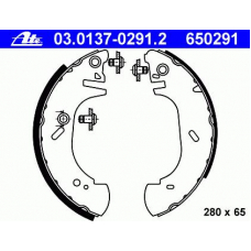 03.0137-0291.2 ATE Комплект тормозных колодок