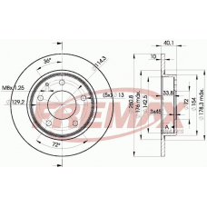 BD-3259 FREMAX Тормозной диск