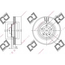 BD1541 DJ PARTS Тормозной диск