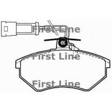 FBP1225 FIRST LINE Комплект тормозных колодок, дисковый тормоз