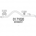 01.71020 MTS Труба выхлопного газа