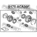 0175-ACA30F FEBEST Ремкомплект, тормозной суппорт