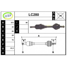 LC280 SERA Приводной вал