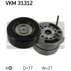 VKM 31312 SKF Натяжной ролик, поликлиновой  ремень