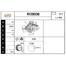 RO9036 SNRA Стартер