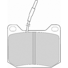 FD265A NECTO Комплект тормозных колодок, дисковый тормоз