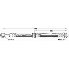 FBH7115 FIRST LINE Тормозной шланг