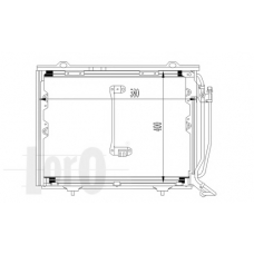 054-016-0016 LORO Конденсатор, кондиционер