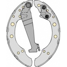 PM586560 MGA Комплект тормозов, барабанный тормозной механизм