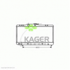 31-1115 KAGER Радиатор, охлаждение двигателя