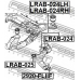 LRAB-024RH FEBEST Подвеска, рычаг независимой подвески колеса