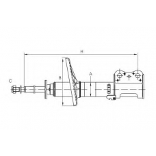 Z 3087R SCT Амортизатор