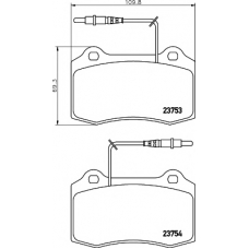 8DB 355 018-631 HELLA PAGID Комплект тормозных колодок, дисковый тормоз