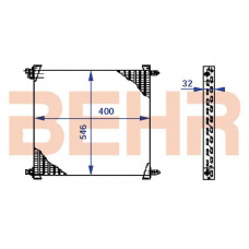 7004105 BEHR Condenser