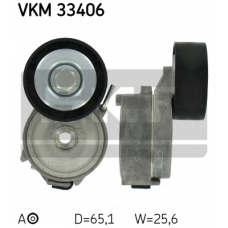 VKM 33406 SKF Натяжной ролик, поликлиновой  ремень