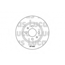 DF1663 TRW Тормозной диск