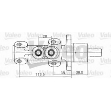 402130 VALEO Главный тормозной цилиндр