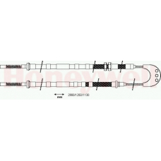 431228B BENDIX Трос, стояночная тормозная система