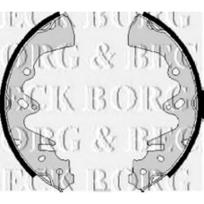 BBS6108 BORG & BECK Комплект тормозных колодок