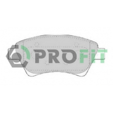 5000-1544 PROFIT Комплект тормозных колодок, дисковый тормоз
