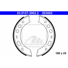 03.0137-3002.2 ATE Комплект тормозных колодок, стояночная тормозная с