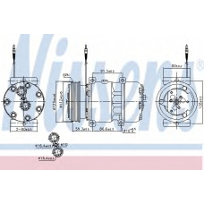 89168 NISSENS Компрессор, кондиционер