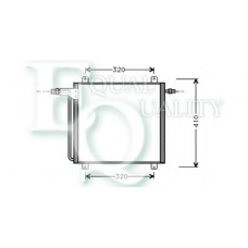 CO0226 EQUAL QUALITY Конденсатор, кондиционер