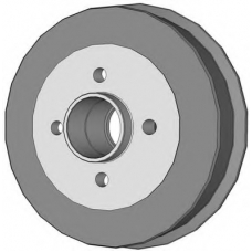TR7611 MGA Тормозной барабан