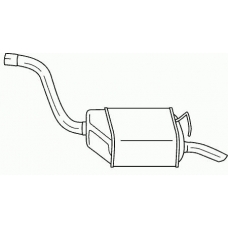 26667 SIGAM Глушитель выхлопных газов конечный