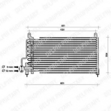 TSP0225049 DELPHI Конденсатор, кондиционер