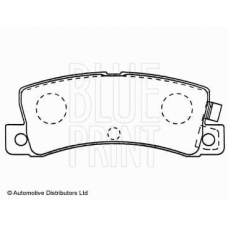 ADT34220 BLUE PRINT Комплект тормозных колодок, дисковый тормоз