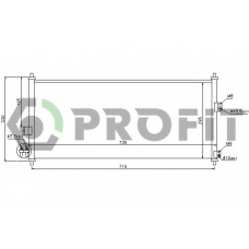 PR 1620C1 PROFIT Конденсатор, кондиционер