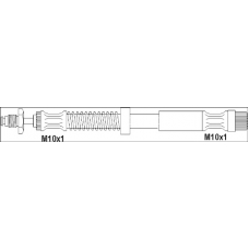 G1901.69 WOKING Тормозной шланг