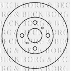 BBD4167 BORG & BECK Тормозной диск