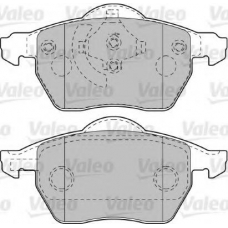 598067 VALEO Комплект тормозных колодок, дисковый тормоз