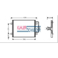 0923701 KUHLER SCHNEIDER Конденсатор, кондиционер