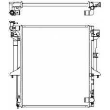 3321-1053 SAKURA  Automotive Радиатор, охлаждение двигателя