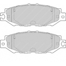 FSL1684 FERODO Комплект тормозных колодок, дисковый тормоз