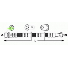38-0353 KAGER Тормозной шланг