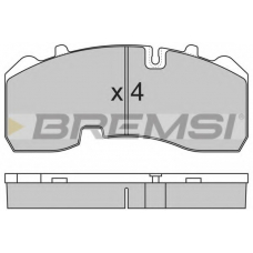 BP7315 BREMSI Комплект тормозных колодок, дисковый тормоз